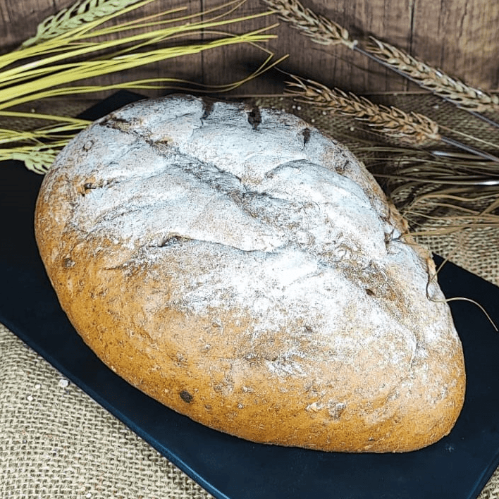 Pan de Masa Madre Avena y Arandanos