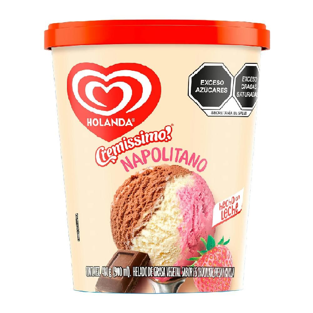 HOLANDA HEL NAPOLITANO 900ML