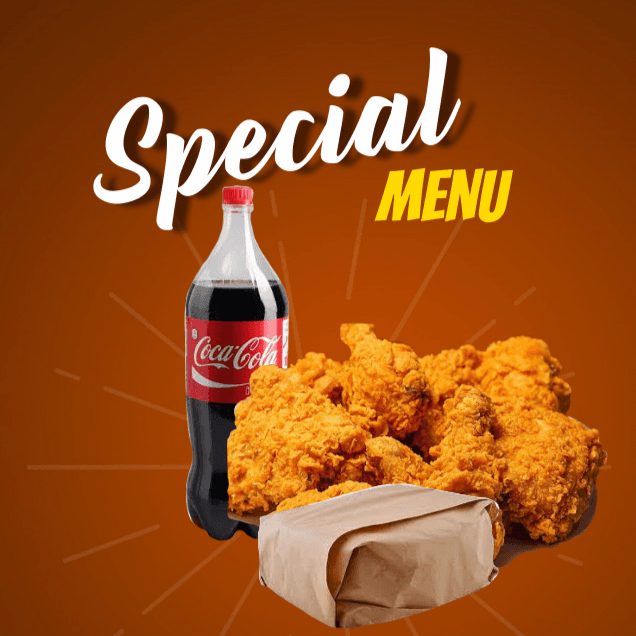 combo de pollo frito