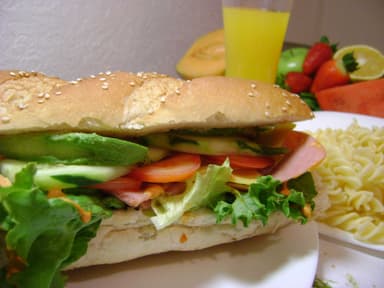 Baguette de Jamón con Queso