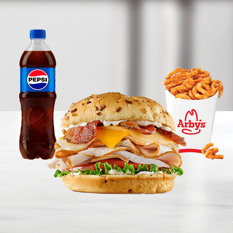 Triple Cheese Turkey BLT Stack (Medium Combo Meal)