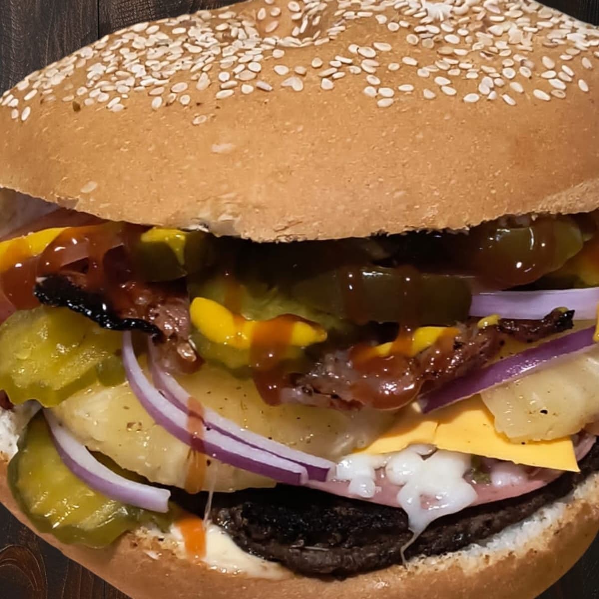 Hamburguesa Hawaiana