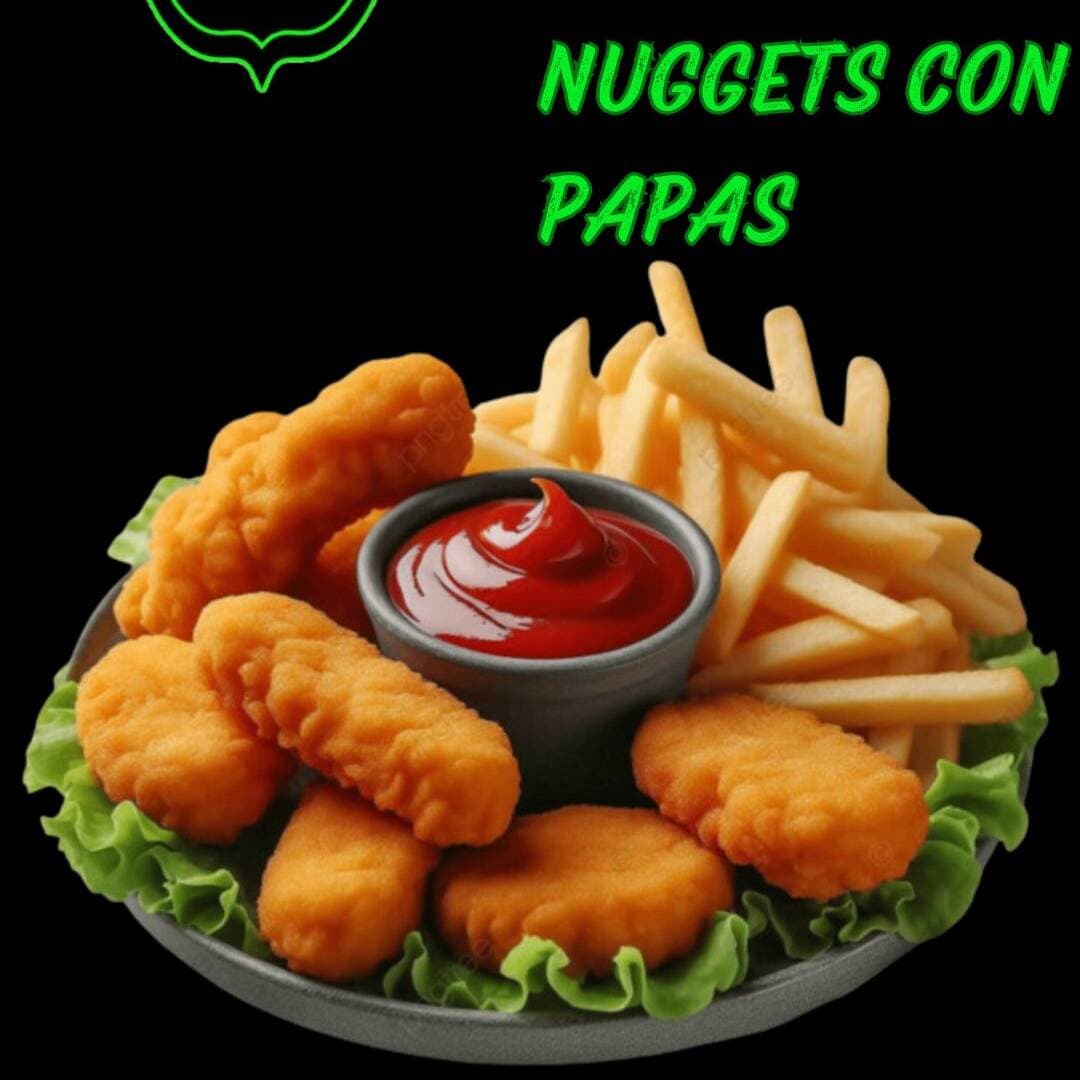 Nuggets con Papas
