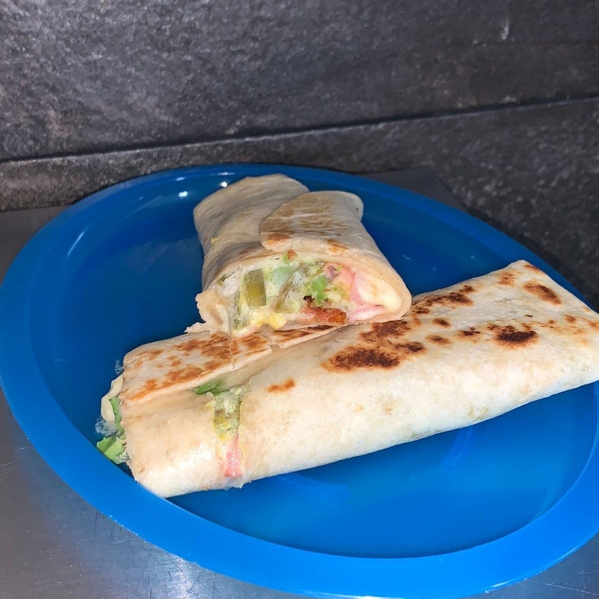 Burro de huevo con Jamón o Queso