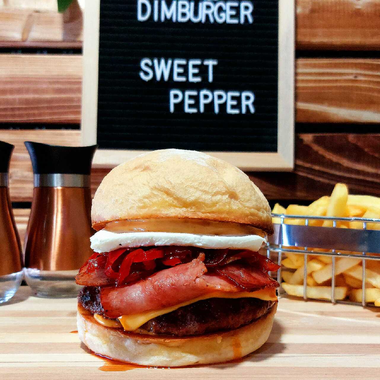 Combo Burger Sweet Pepper