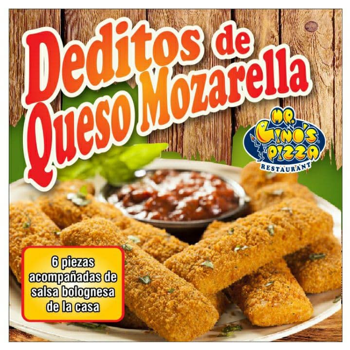 Deditos de Queso Mozzarella + Papas Fritas