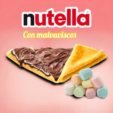 Crepa NUTELLA con Malvaviscos