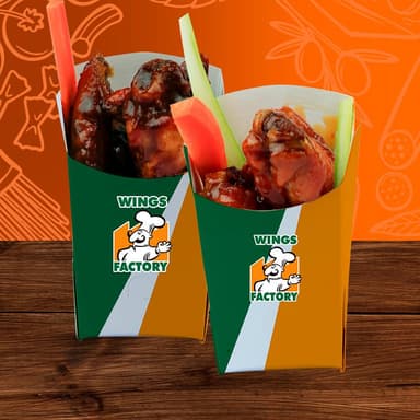 Duo Alitas BBQ y Bufalo Hot