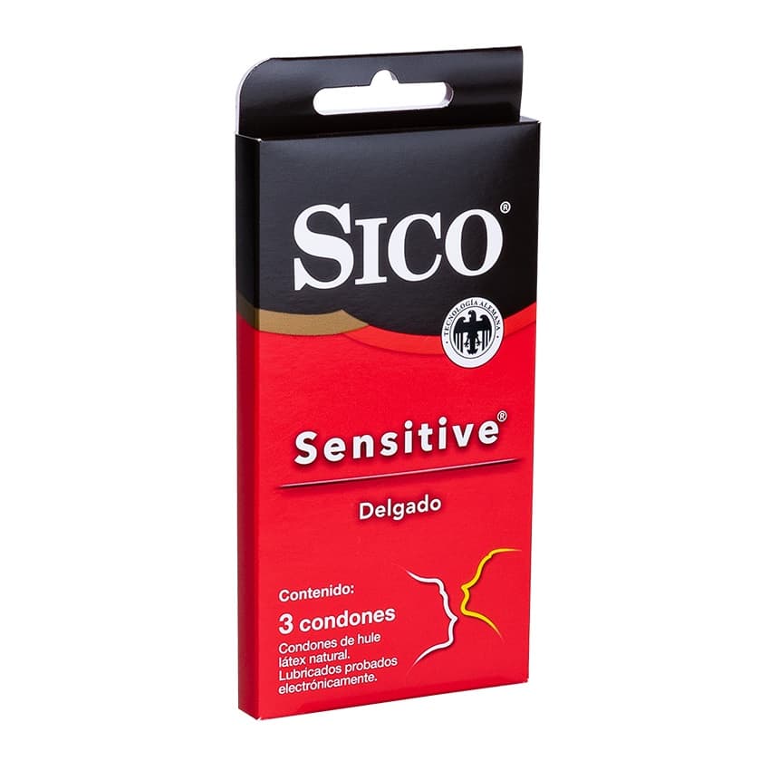 Sico Condones Sensitive Blist C/3 pzas