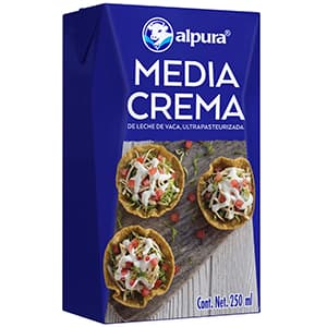 MEDIA CREMA ALPURA 250 ML