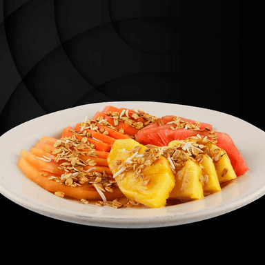 Plato De Frutas Con Miel, Granola Y Avena C