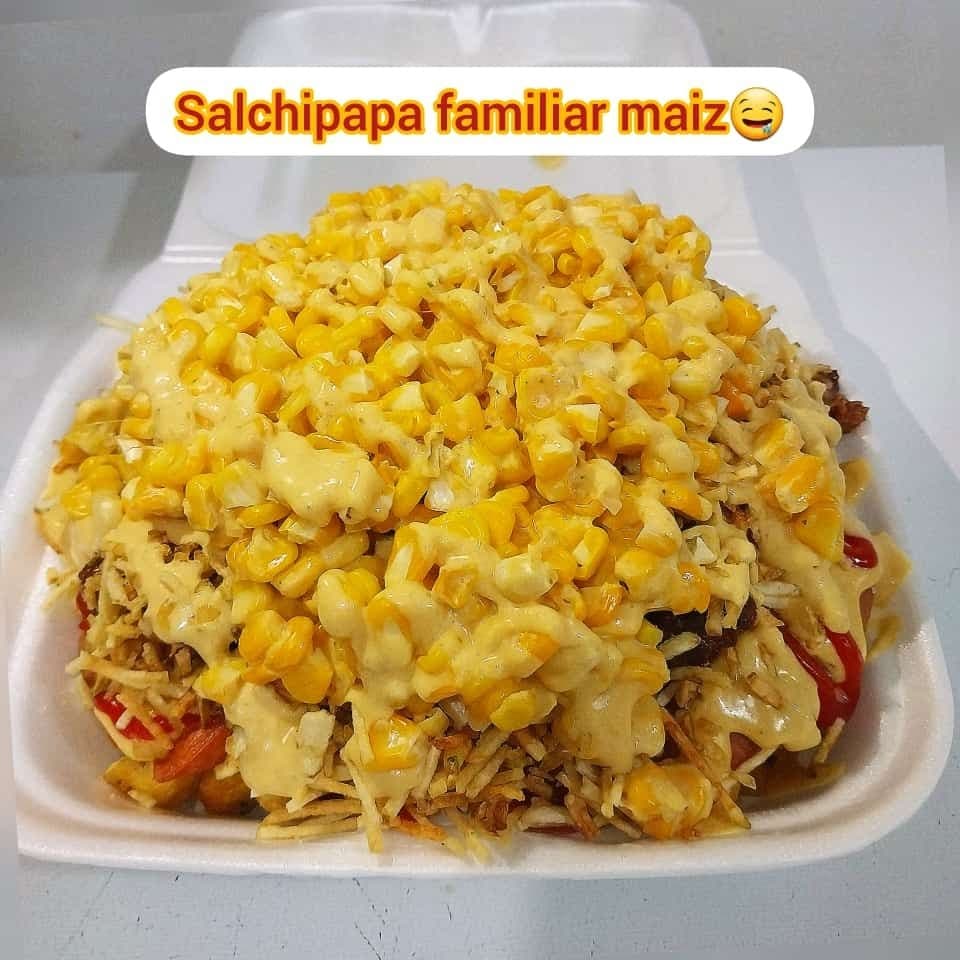 Combo Salchi Maiz Familiar + Bebida