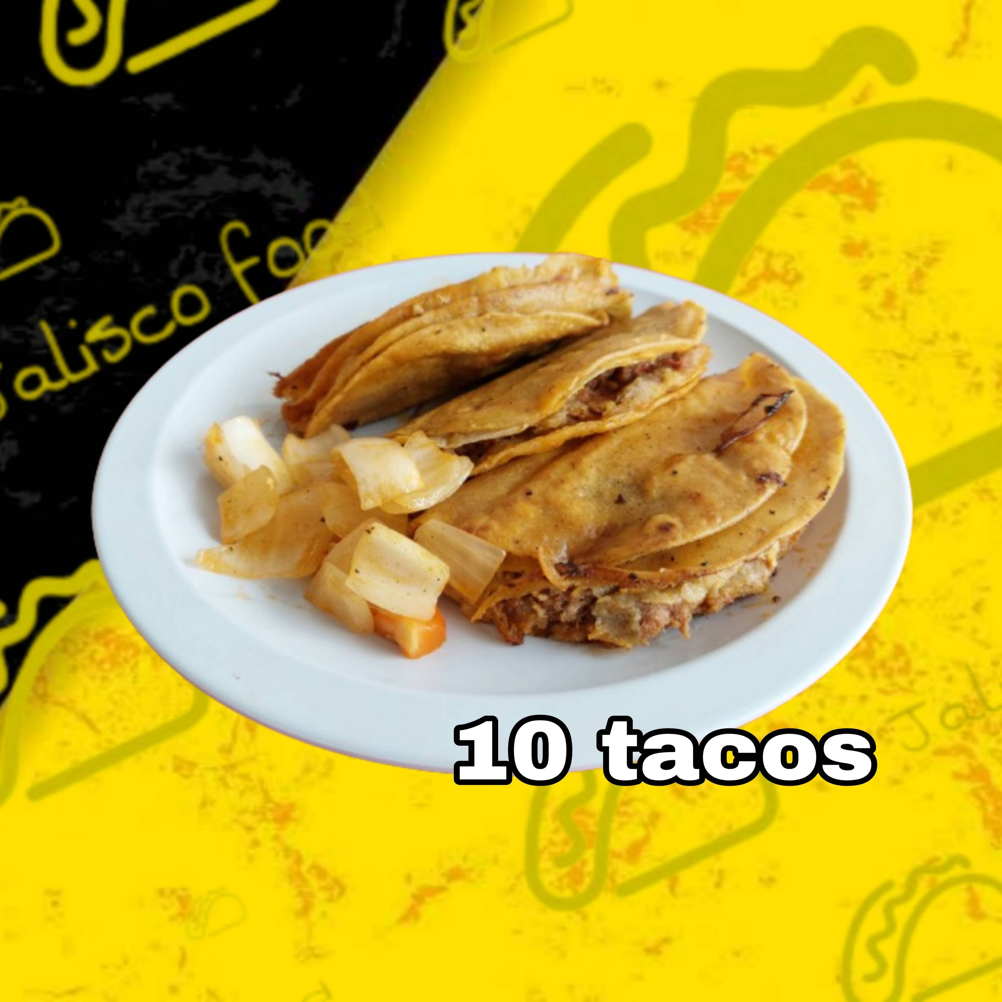 Paquete 10 tacos