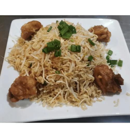 Chaufa con Pollo en Trozos