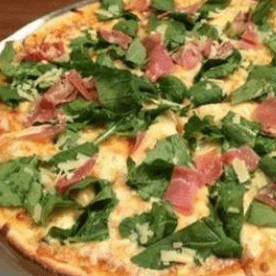 Pizza Prosciutto y Queso de Cabra