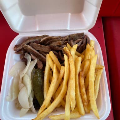 1/2 Orden de Carne Asada C/ Papas