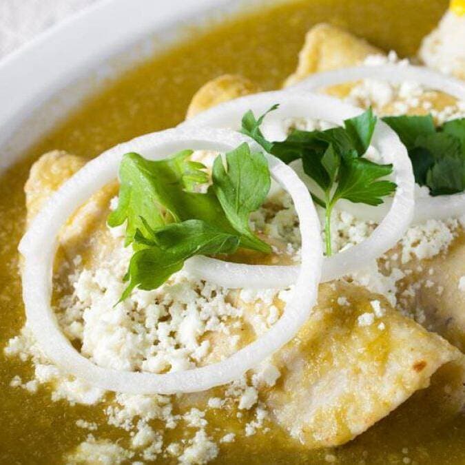 Enchiladas Verdes