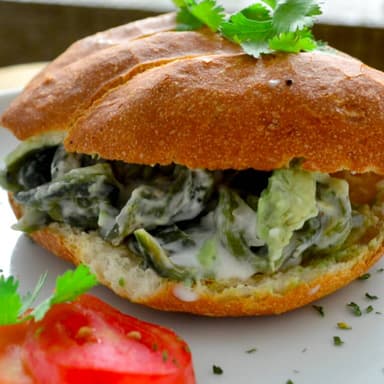 Torta de Rajas Poblanas.