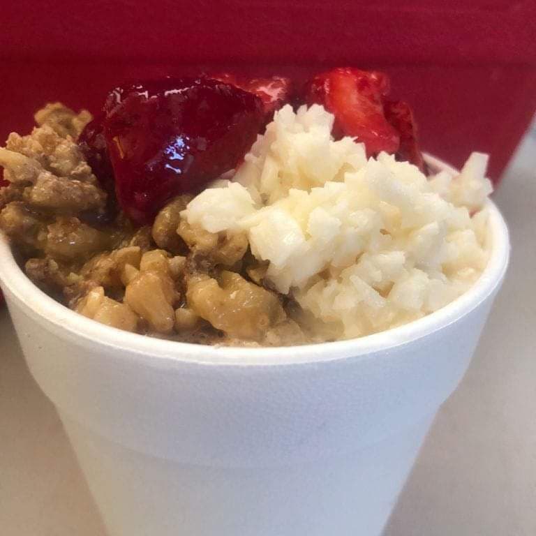 Combo - Fresas con Nuez y Fresas con Crema