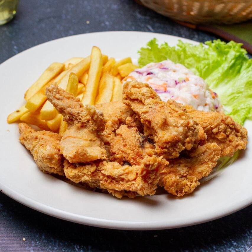 CRISPY CHIKEN STREPS X7 + COCA+COLA 250ML