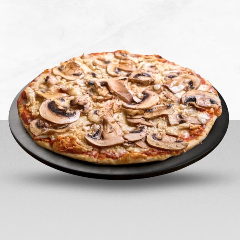 Pizza Pollo Champiñones