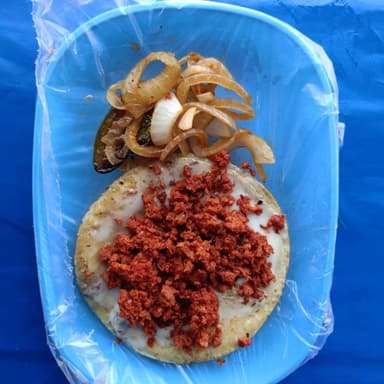 Tacos de chorizo