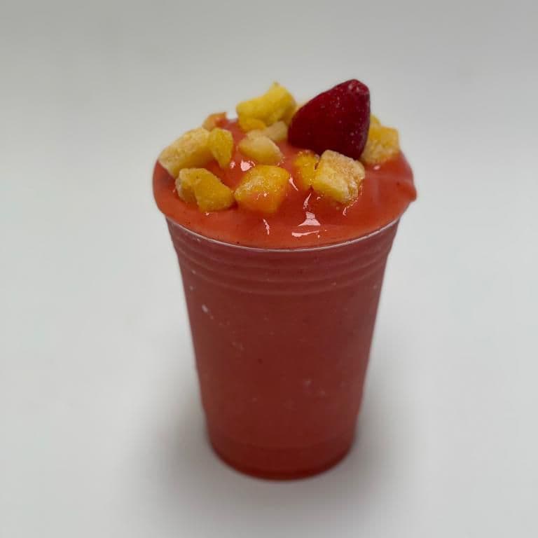 Smoothie mango rosa