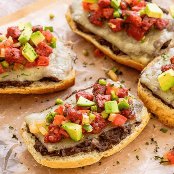 Molletes con Chistorra
