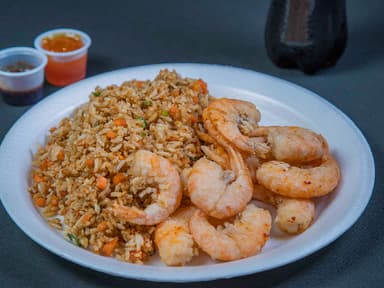 Arroz más Camarón (Plato Chico)