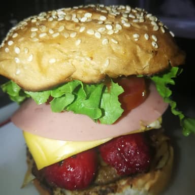 Hamburguesa Texana con chorizo