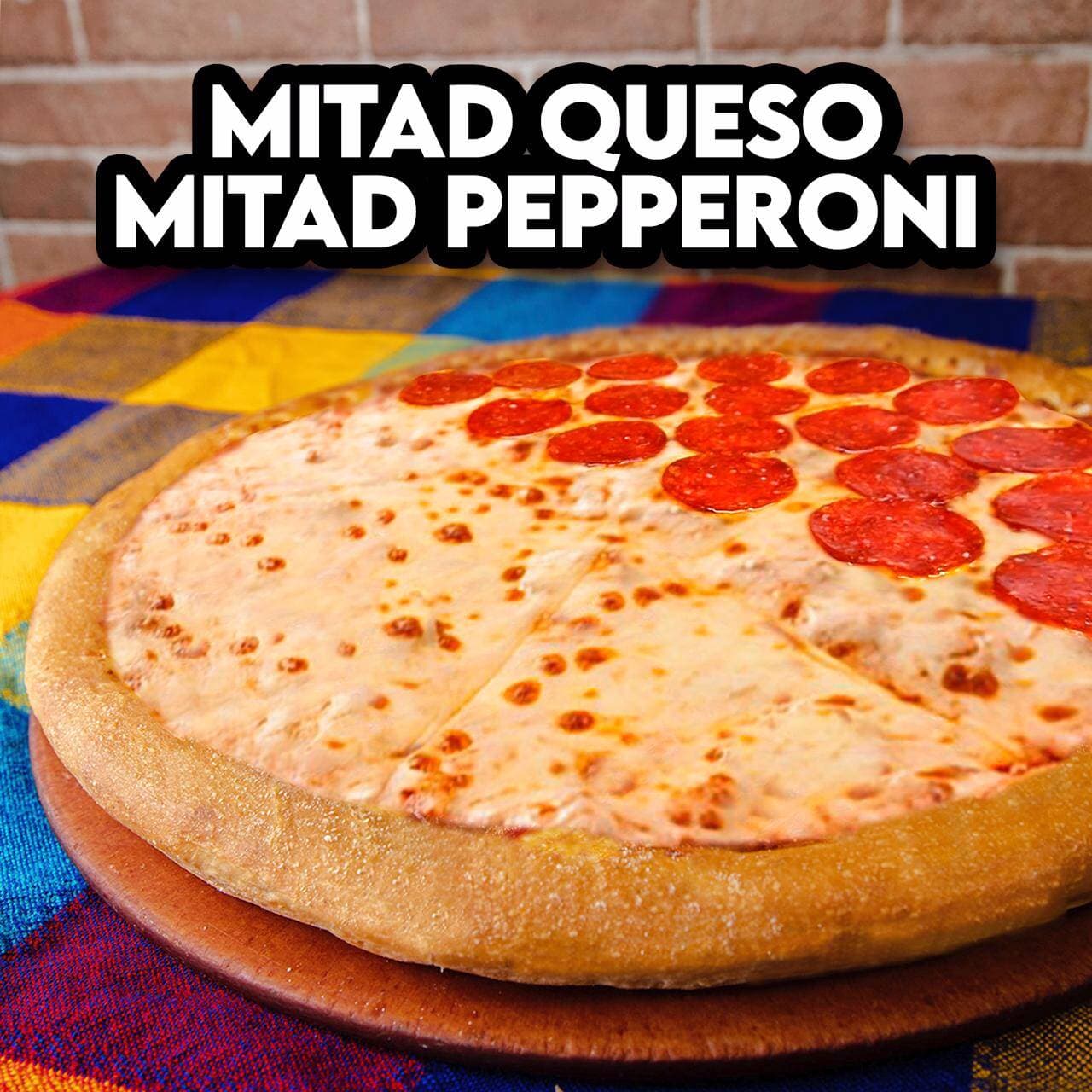 1XG MITAD QUESO/PEPERONI