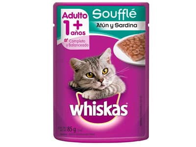 ALIM GATO WHISKAS ATUN Y SARD 85 G