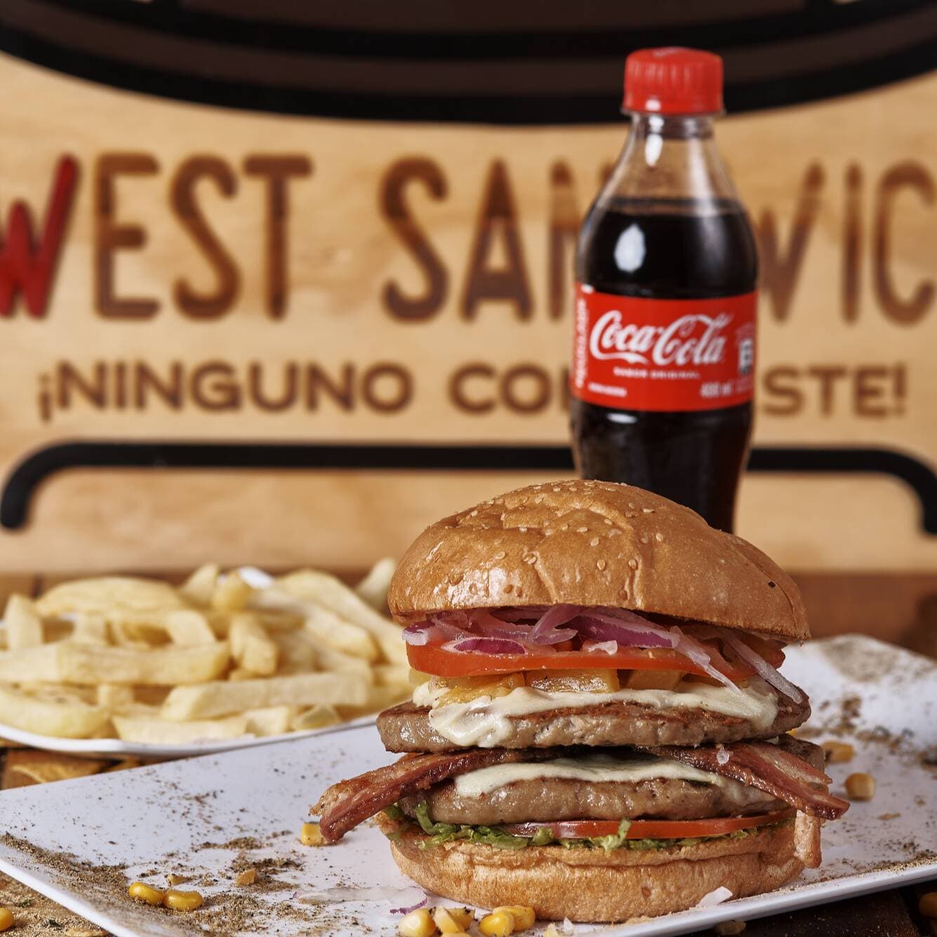 Combo Hamburguesa Doble Res