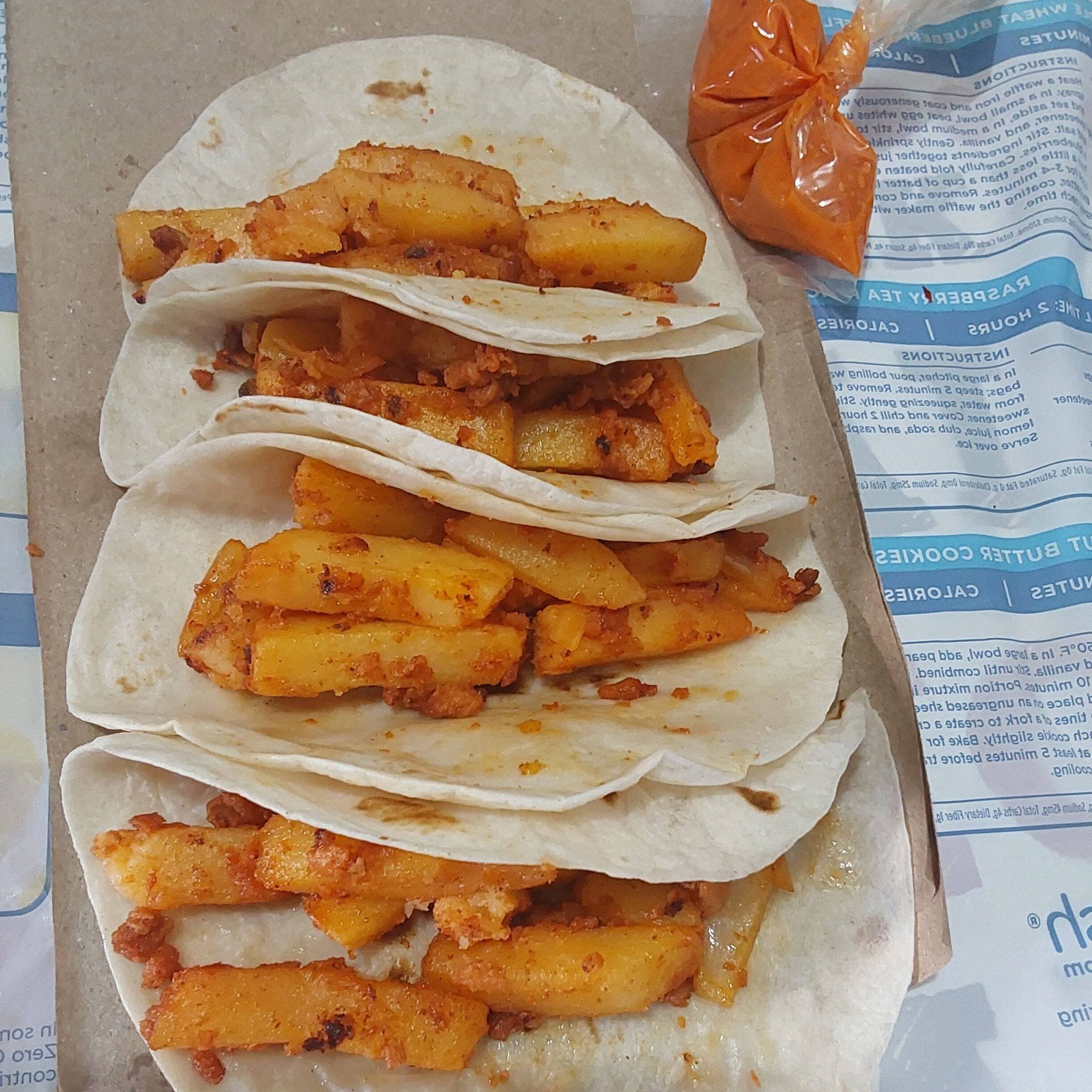 Tacos De Papa C/ Chorizo