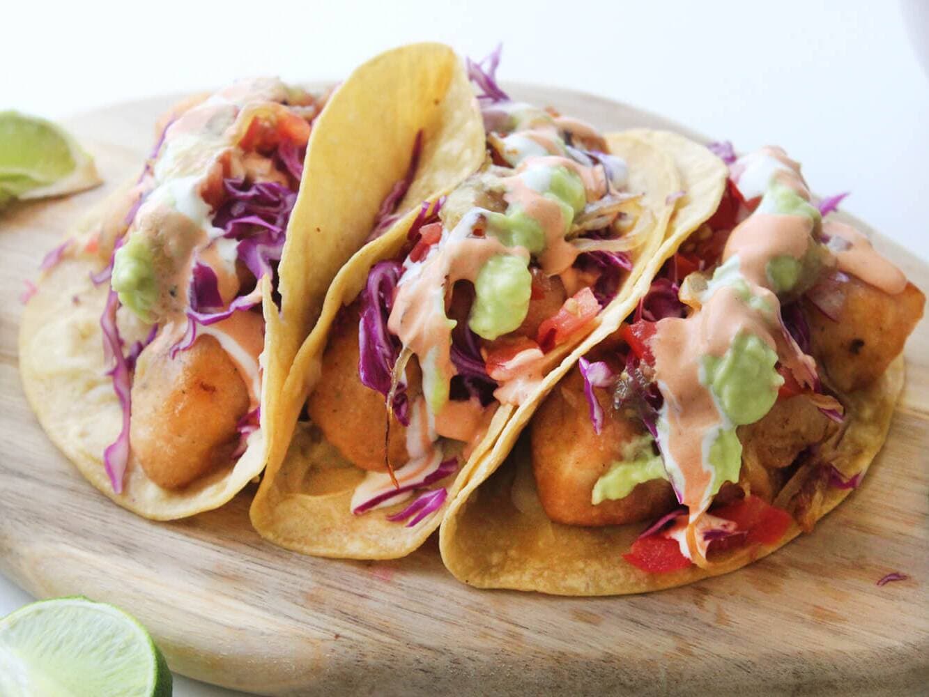 Tacos de Camarón Cuva