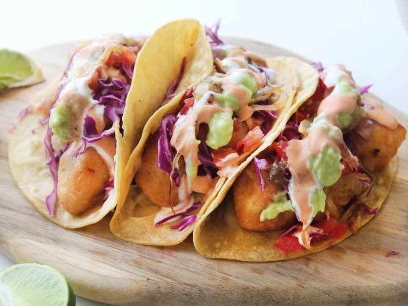 Tacos de Camarón Cuva