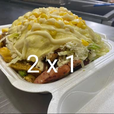 2 X 1 Picadas Choributi Gratinada + Maíz