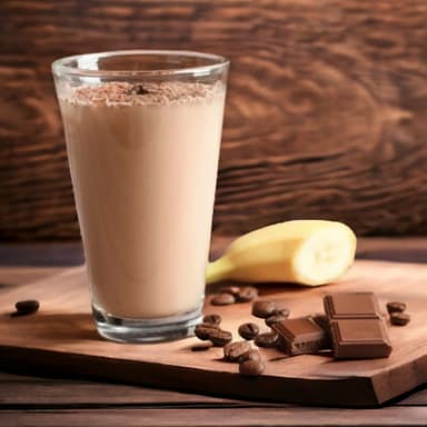 Licuado de Plátano con Chocolate (16 Oz) ✪