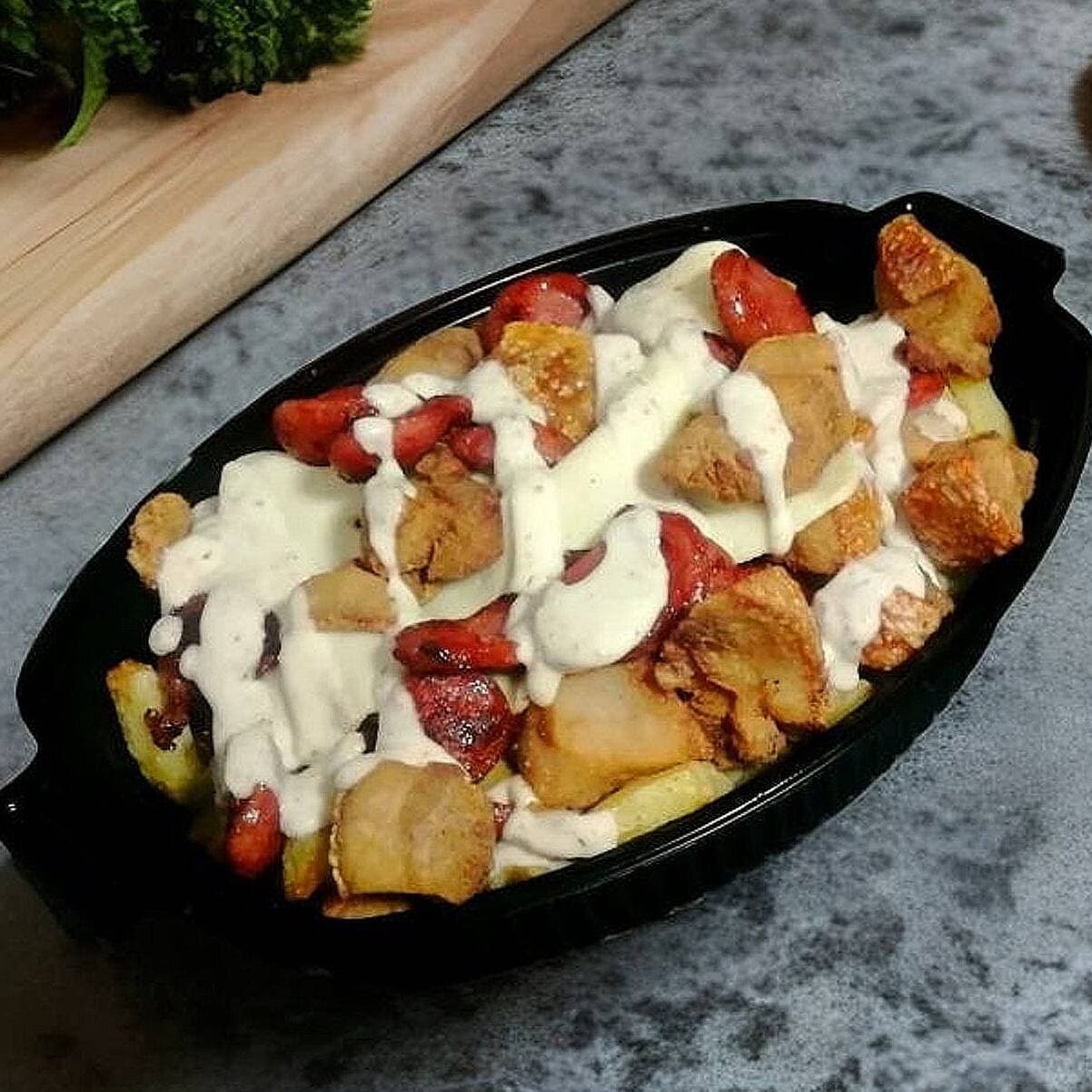 Papa Loca Chicharrón