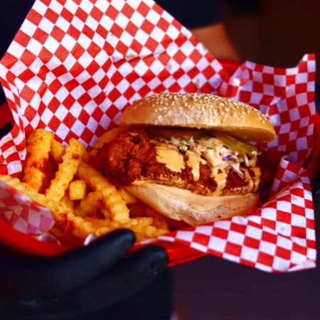 Hot Chicken Burger