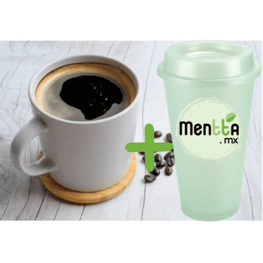 Combo Café Filtrado + Termo con Tapa, 14oz.