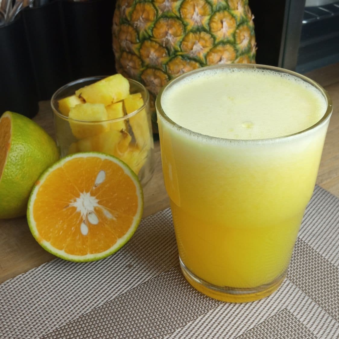 Naranja con piña