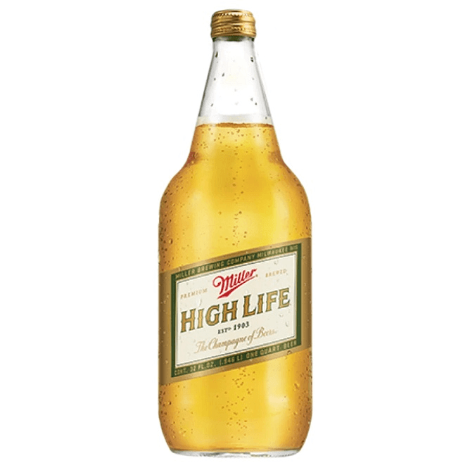 Cerveza Miller High Life Vidrio 946 Ml