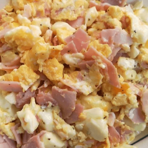 Huevo con Jamón