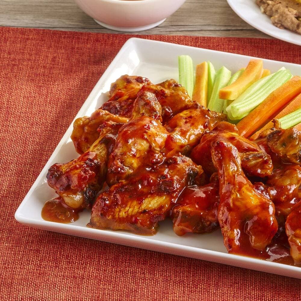 Alitas de Pollo 6 piezas en salsa chipotle