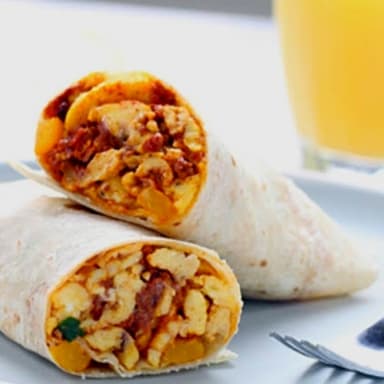 Egg Burrito Chorizo con Huevo