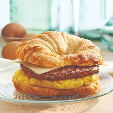 Croissant con Salchicha