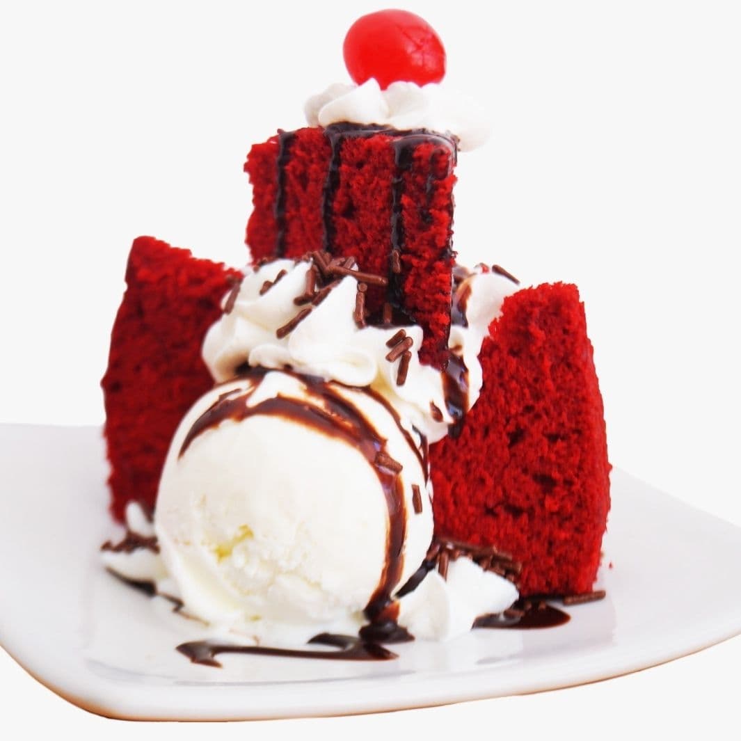 Red Velvet con Helado