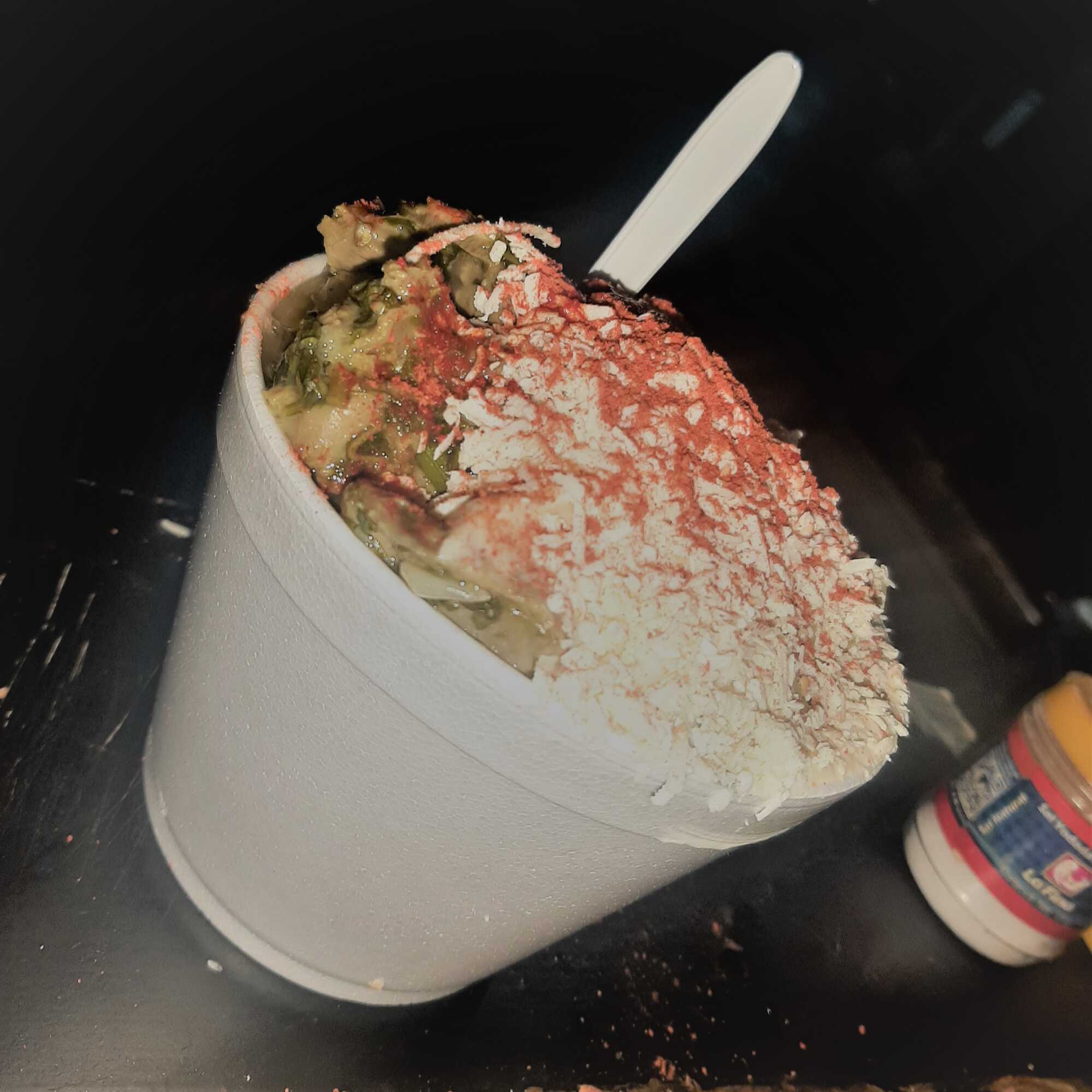 Tazón Triple Esquites Mollejas Habas