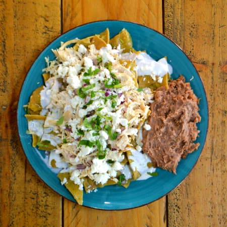 Chilaquiles con Pollo